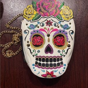 Betsey Johnson *RARE* Kitschy Sugar Skull Crossbody